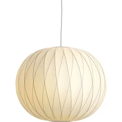 HAY Pendellampe Nelson Ball Weiss Kunststoff 49 cm 40 cm - Farbe: offwhite - Material: Polymer - Pendellampe