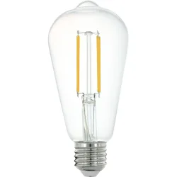 Eglo Leuchtmittel LEDE27 Glas E27 6 W - Farbe: Transparent - LED - Lichtfarbe: Extra warmweiss - Leuchtmittel- LED Leuchtmittel