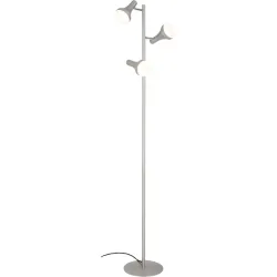Stehlampe Dea Grau Metall 26 cm 160 cm - Stehlampe