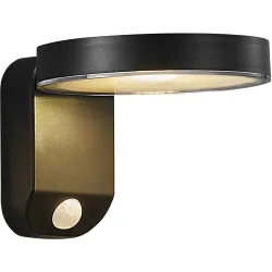 Nordlux 2118141003 Rica Solar-Außenwandleuchte LED 5 W Schwarz