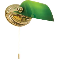 Briamond Wandlampe Harvard Glas/Messing 20 cm 9 cm - Material: Messing/Glas - Wandlampe