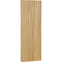 HERZBLUT Wandlampe Hermann Braun Metall/Holz - LED - Lichtfarbe: Extra warmweiss - Helles Neutralweiss - Material: Nickel/Eichenholz massiv -