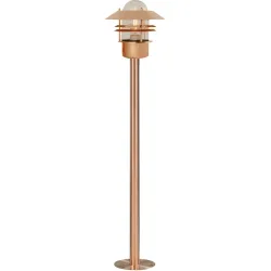 NORDLUX Stehlampe aussen Blokhus Kupfer Kupfer 22 cm 92 cm - Stehlampe aussen