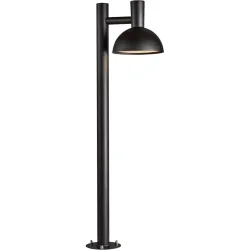 NORDLUX Stehlampe aussen Arki Schwarz Metall 20 cm 100 cm - Stehlampe aussen