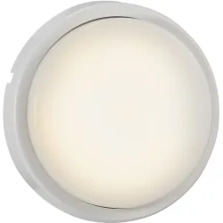 NORDLUX Wandlampe aussen Cuba Weiss Kunststoff 17.5 cm 17.5 cm - LED - Lichtfarbe: Warmweiss - Material: PVC - Wandlampe aussen- LED Energiesparlampe