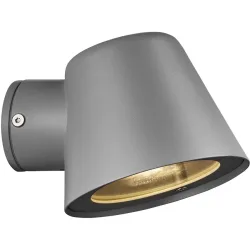NORDLUX Wandlampe aussen Aleria Grau Metall 11.5 cm 10.7 cm - Wandlampe aussen