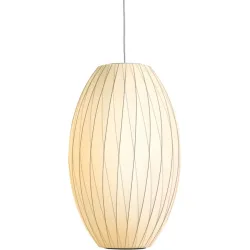 HAY Pendellampe Nelson Cigar Weiss Metall 26.5 cm 35.5 cm - Farbe: Off-white - Pendellampe