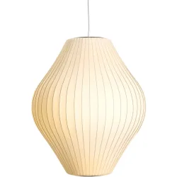 HAY Pendellampe Nelson Pear Weiss Metall 43 cm 48 cm - Farbe: Off-white - Pendellampe