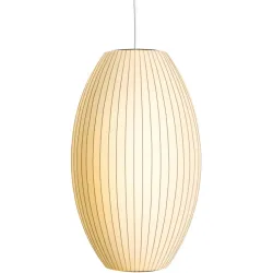 HAY Pendellampe Nelson Cigar Weiss Metall 33 cm 53 cm - Farbe: Off-white - Pendellampe