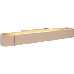 Wandlampe - Farbe: sand - Material: Aluminium/Eisen - LED - Lichtfarbe: Warmweiss - LED Energiesparlampen
