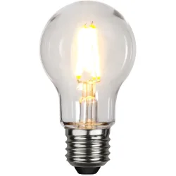 Leuchtmittel Bulb Outdoor Glas E27 2.4 W - Farbe: Transparent - LED - Lichtfarbe: Extra warmweiss - Material: Polycarbonat - Leuchtmittel- LED