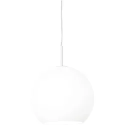 Giberti Luce Pendellampe Aurora L Weiss Glas 25 cm 23 cm - Pendellampe