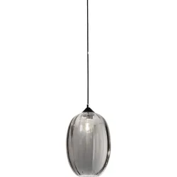 Giberti Luce Pendellampe Giulia XL Grau Glas 25 cm 36 cm - Pendellampe