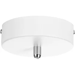 Giberti Luce Baldachin Rosone Weiss Metall 13 cm - Baldachin