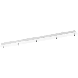 Giberti Luce Baldachin Rosone Weiss Metall 8 cm - Baldachin