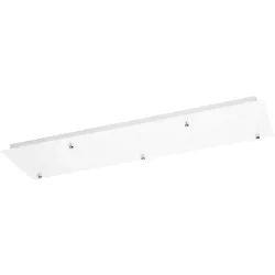 Giberti Luce Baldachin Rosone Weiss Metall 25 cm - Baldachin