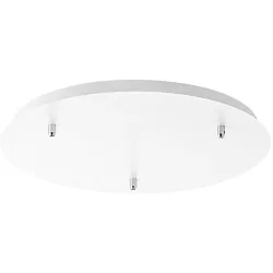 Giberti Luce Baldachin Rosone Weiss Metall 40 cm - Baldachin