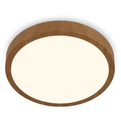 Deckenlampe Cissione Weiss Kunststoff/Metall 28 cm 4 cm - Material: Metall/Kunststoff - LED - Lichtfarbe: Warmweiss