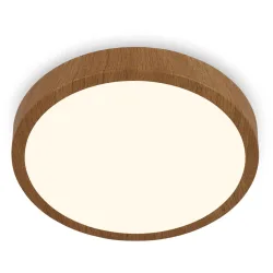Deckenlampe Cissione Weiss Kunststoff/Metall 38 cm 5 cm - Material: Metall/Kunststoff - LED - Lichtfarbe: Warmweiss