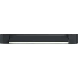 Wandlampe Box Schwarz Eisen 40 cm - LED - Lichtfarbe: Extra warmweiss - Wandlampe- LED Energiesparlampe