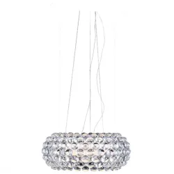 Foscarini Pendellampe Caboche Transparent Kunststoff 50 cm 20 cm - LED - Lichtfarbe: Extra warmweiss - Pendellampe- LED Energiesparlampe
