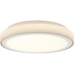 Deckenlampe Elena Weiss Metall/Kunststoff 40 cm 7.5 cm - LED - Lichtfarbe: Extra warmweiss - Helles Neutralweiss - Deckenlampe- LED Energiesparlampe