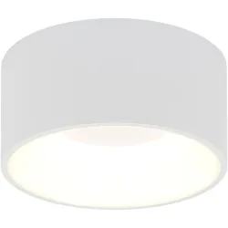 Deckenlampe Cosmo Weiss Aluminium 16 cm 8 cm - LED - Lichtfarbe: Warmweiss - Deckenlampe- LED Energiesparlampe