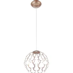URBAN Pendellampe Lamoi Kupfer Eisen 40 cm 38 cm - LED - Lichtfarbe: Extra warmweiss - Pendellampe- LED Energiesparlampe