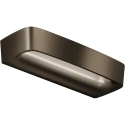 URBAN Wandlampe Aki Bronze Aluminium 35.5 cm 5.5 cm - LED - Lichtfarbe: Extra warmweiss - Wandlampe- LED Energiesparlampe