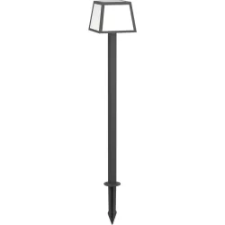 Eglo Solaraussenlampe Altilia Schwarz Kunststoff 15.5 cm 106 cm - Lichtfarbe: Warmweiss - Solaraussenlampe