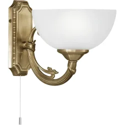 Eglo Wandlampe Savoy Braun 16 cm - Farbe: antikbraun - Material: Guss - Wandlampe