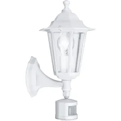 Eglo Wandlampe aussen Laterna 5 Weiss Aluminium 36 cm - Material: Aluguss - Wandlampe aussen
