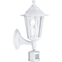 Eglo Wandlampe aussen Laterna 5 Weiss Aluminium 36 cm - Material: Aluguss - Wandlampe aussen