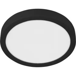 Eglo Deckenlampe Fueva 5 Schwarz Stahl 2.8 cm - LED - Lichtfarbe: Helles Neutralweiss - Deckenlampe- LED Energiesparlampe