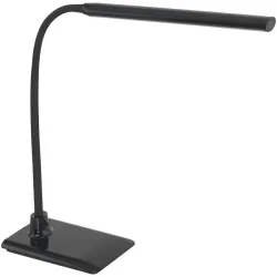 Eglo Tischlampe Laroa Schwarz Kunststoff 12 cm 32.5 cm - LED - Lichtfarbe: Helles Neutralweiss - Tischlampe- LED Energiesparlampe