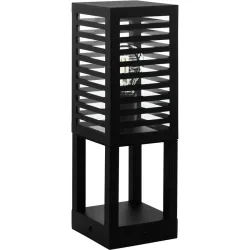 Eglo Stehlampe aussen Alamonte 3 Schwarz Aluminium/Stahl 15 cm 45 cm - Stehlampe aussen