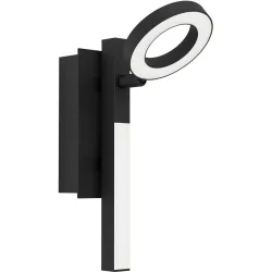 Eglo Spot Cardillio 2 Schwarz Aluminium/Stahl 6.5 cm 22.5 cm - LED - Lichtfarbe: Warmweiss - Spot- LED Energiesparlampe