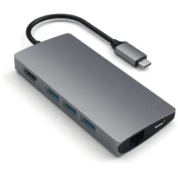 Multiport Satechi Grau - Farbe: graphit - Material: Aluminium - Multiport