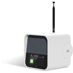 Lexon Radiowecker Oslo Weiss Kunststoff - Radiowecker