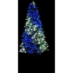 Weihnachtsbaum Twinkly Grün Kunststoff 180 cm - Farbe: dunkelgrün - Weihnachtsbaum