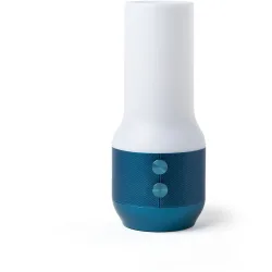 Lexon Tischlampe Terrace+ Blau/Weiss 10 cm 22.6 cm - Farbe: Dunkelblau, weiss - Lichtfarbe: Warmweiss - Kaltes Tagesweiss - Tischlampe