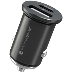 Car-Adapter Rolling Square Schwarz - Material: Kunststoff - Car-Adapter