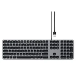 SATECHI USB Alu US Keyboard (Mac) - Farbe: graphit
