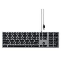 SATECHI USB Alu US Keyboard (Mac) - Farbe: graphit