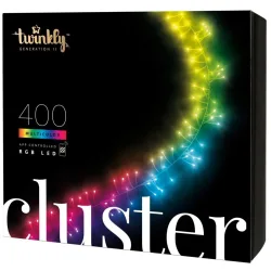 Lichterkette Twinkly Kunststoff - Farbe: Schwarz - Lichterkette
