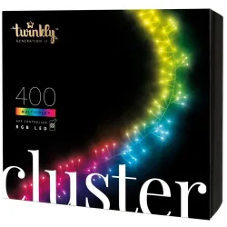 Lichterkette Twinkly Kunststoff - Farbe: Schwarz - Lichterkette