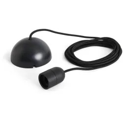 Designer-Pendellampenfassung HAY Common E27 schwarz - Material: Kunststoff - Lampenfassung