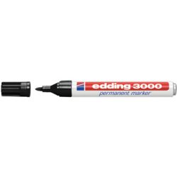 EDDING Permanent Marker 3000 1.5-3mm 3000-1 schwarz, wasserfest
