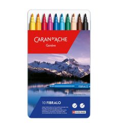 CARAN D'A Filzstift Fibralo M 185.310 10-farbig assortiert