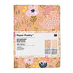 Notizbuch A6, Crafted Nature, Rosa Fsc Mix